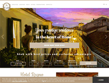 Tablet Screenshot of hotelregno.com